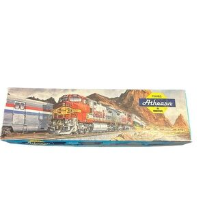 Model Train Set - Red and Silver